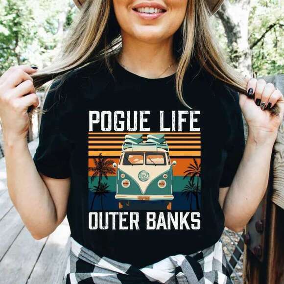 Dominique
B Other - Pogue Life Outer Banks Coastal Surf Lifestyle T-Shirt